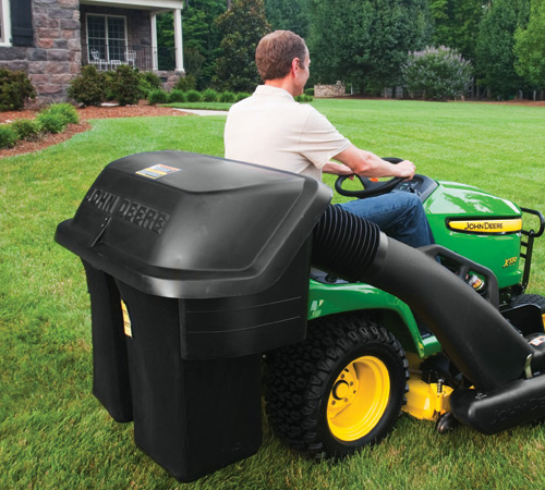 John deere lawn tractor leaf vacuum hot sale