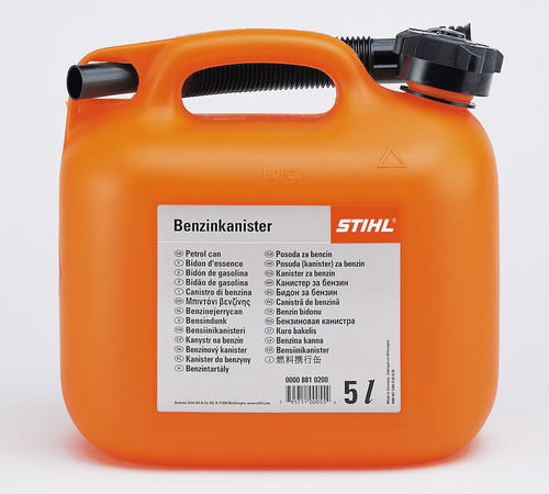 Click to view product details and reviews for Stihl 5 Litre Orange Fuel Can.