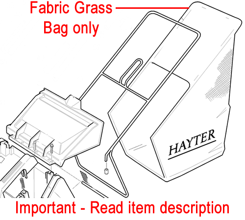 Hayter harrier best sale 41 grass bag