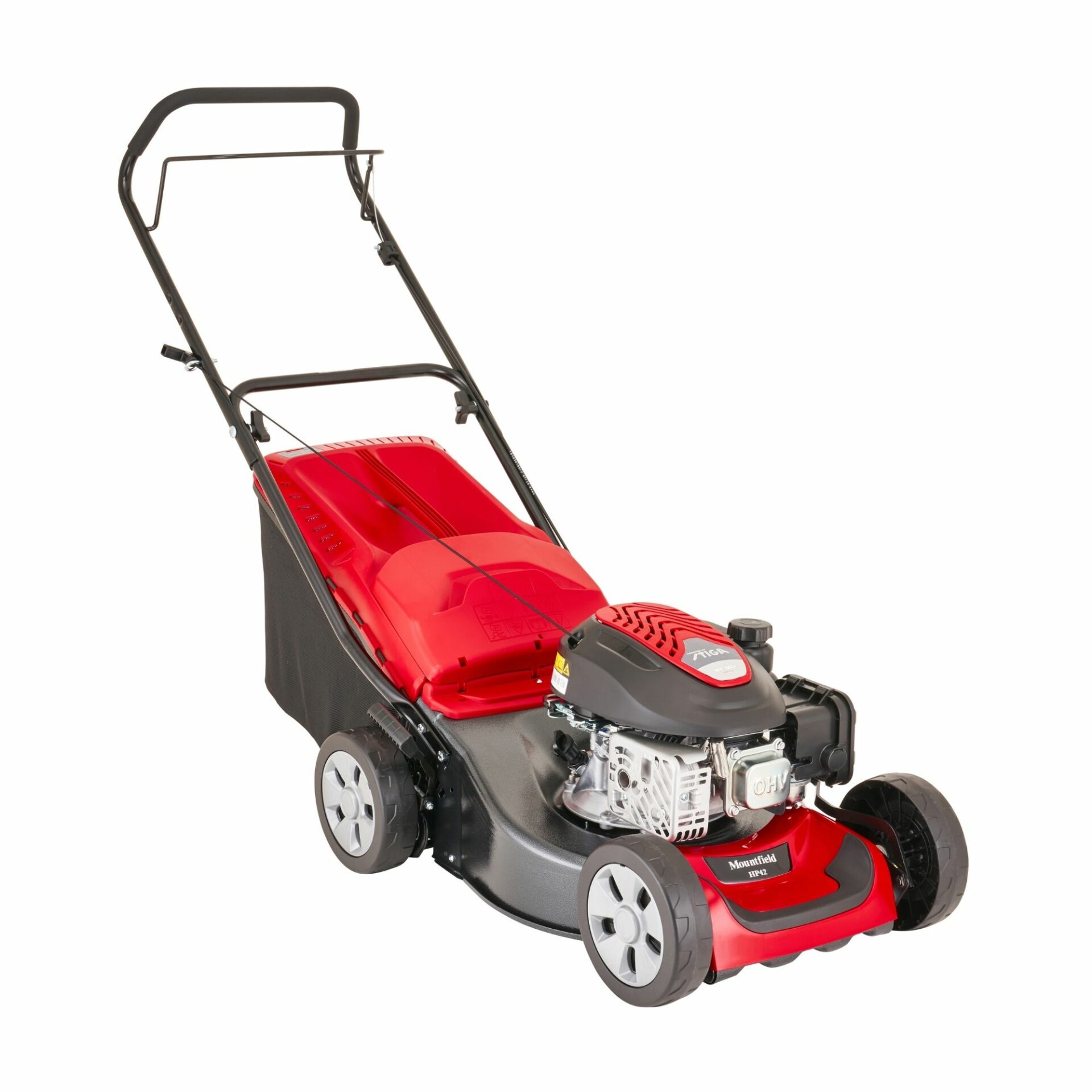 Click to view product details and reviews for Mountfield Hp42 4 Wheel Push Petrol Lawn Mower.