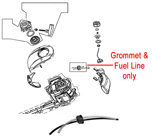 Briggs and stratton discount fuel tank grommet