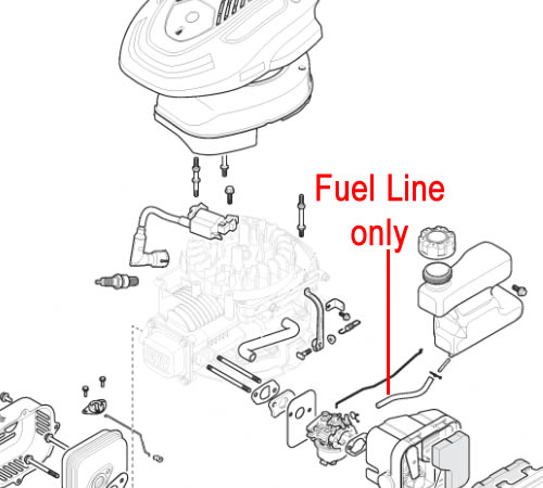 Click to view product details and reviews for Mountfield St120 St140 Engine Fuel Pipe 118551481 0.