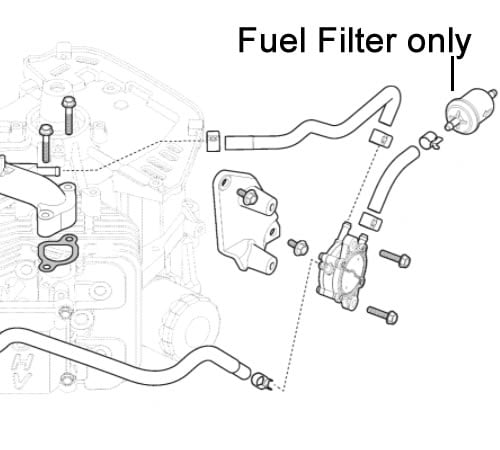 Click to view product details and reviews for Mountfield Stiga St550 600 650 Fuel Filter 118551572 0.