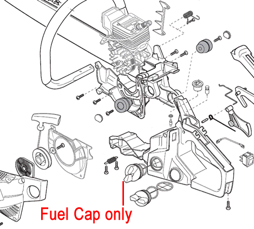 Click to view product details and reviews for Mountfield Macallister Chainsaw Fuel Cap 118800215 0.