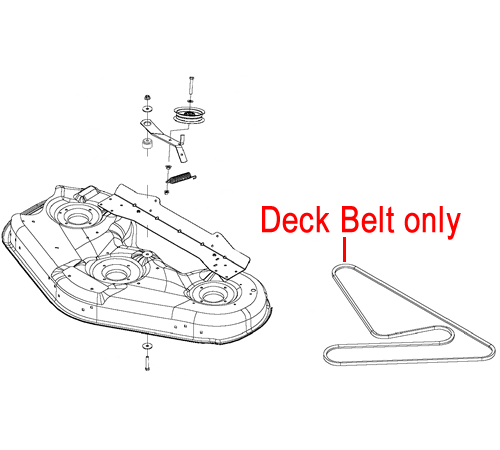 Snapper st2046 deck discount belt