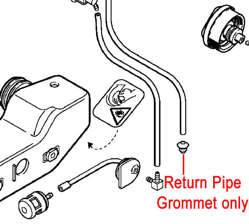 Click to view product details and reviews for Stihl Fuel Tank Return Pipe Grommet 0000 989 0516.