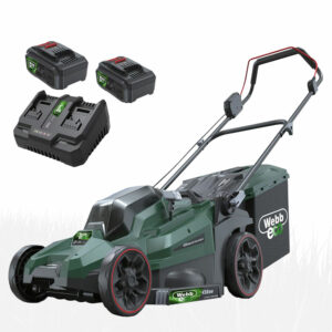 WEBB WEV20X2LM43B4X 43cm / 17" Hand-Propelled Battery Mower (kit)