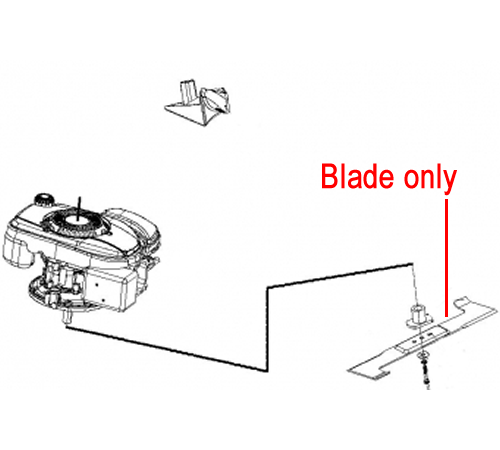 10zzjtlceal.png - Mowers Online Lawn mower blade replacement parts diagram