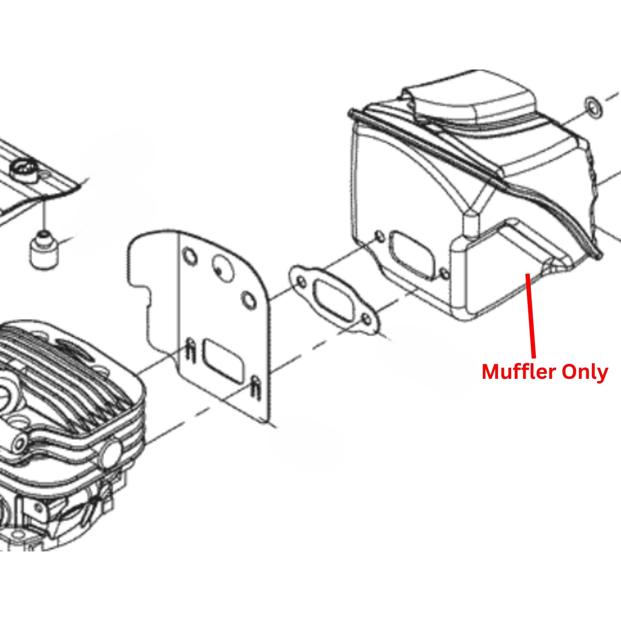 1btrhryrwjc.jpg - Mowers Online Small engine muffler assembly diagram parts