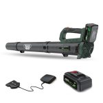 Cordless leaf blower with battery and charger kit