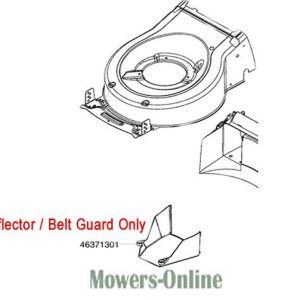 Deflector bell guard part 46371301