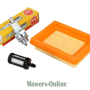 Spark plug, air filter, and maintenance kit set