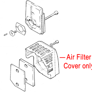 Air Filter Cover assembly parts diagram