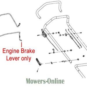 Engine brake lever assembly diagram