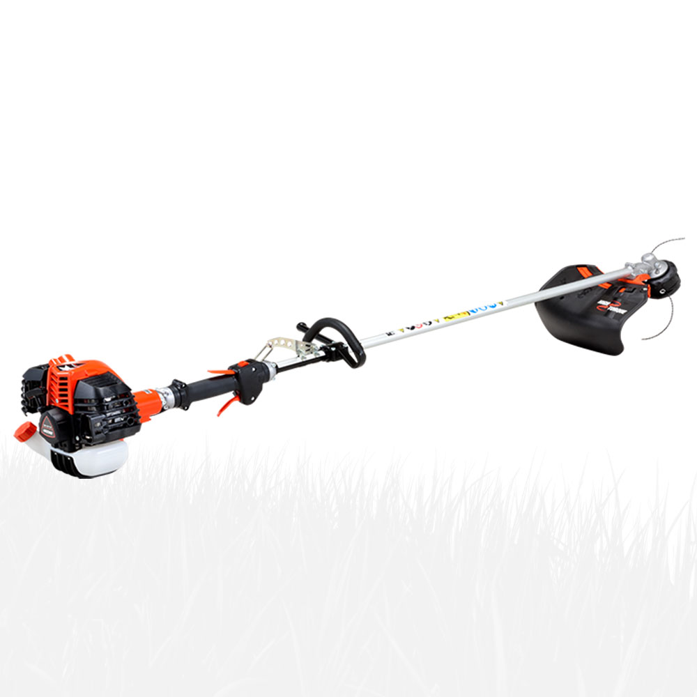 5c4vrwycckz.jpg - Mowers Online String trimmer with curved shaft and shoulder harness
