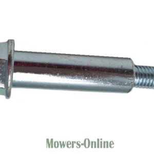 Hex head bolt with flange and threaded shaft