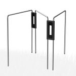 Portable pull-up bar with resistance bands