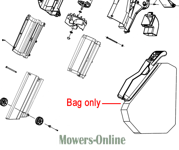 bpkyabyztvk.png - Mowers Online Lawn mower grass bag replacement part diagram