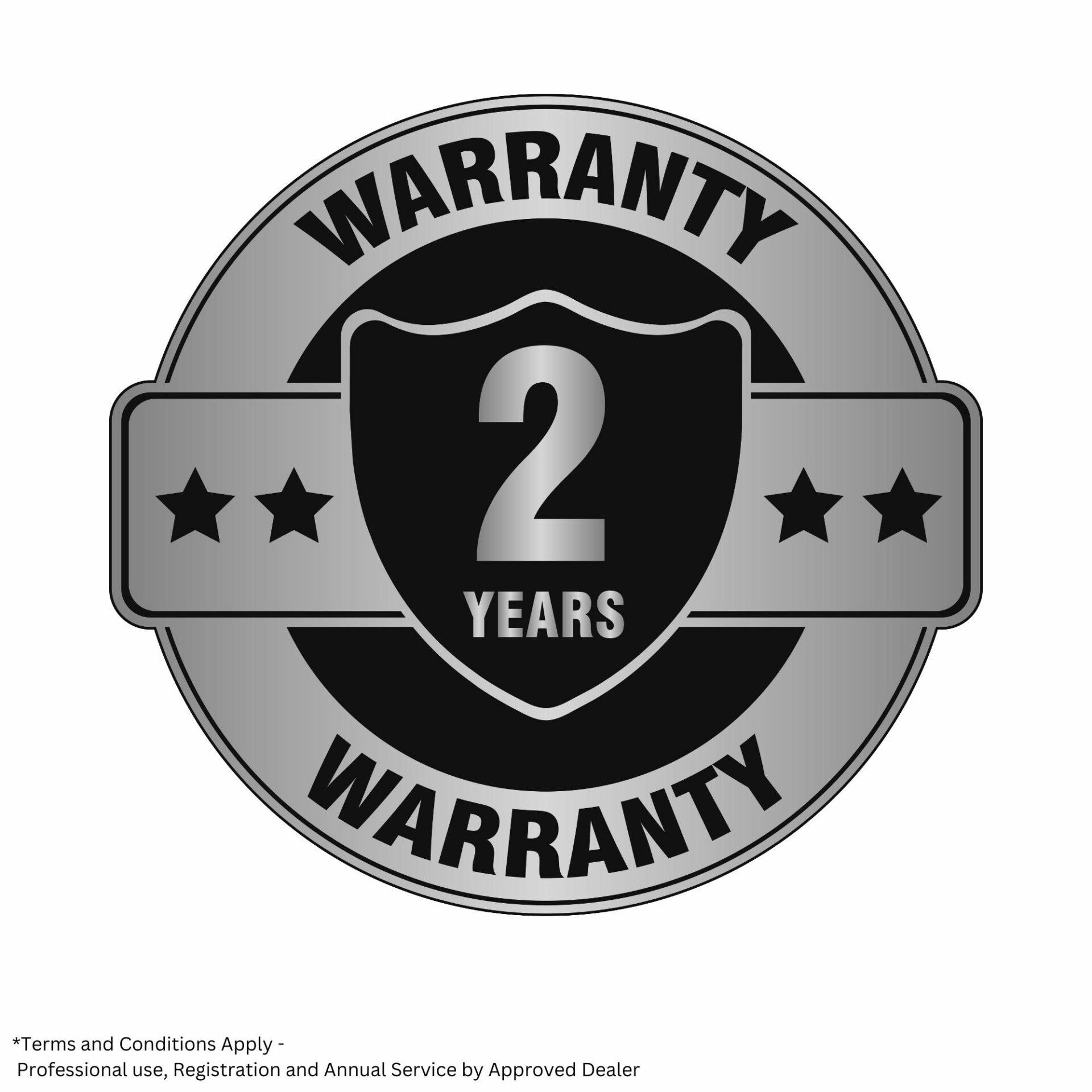 c2rqoyjjnx2.jpg - Mowers Online Two year product warranty seal badge