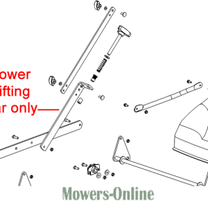 Lower lifting bar assembly diagram parts