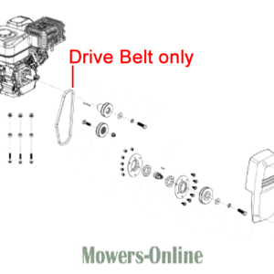 Drive belt for small engine equipment