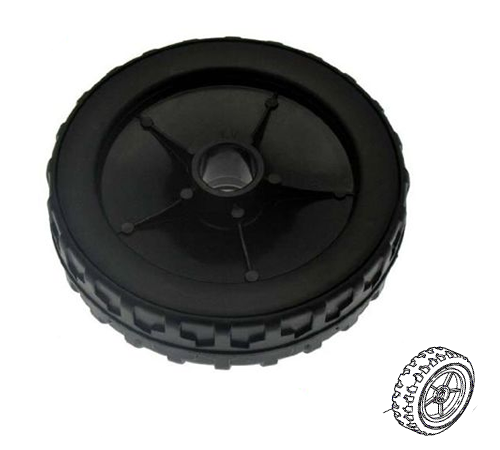 fhz34aawgho.png - Mowers Online Lawn mower wheel with tread pattern