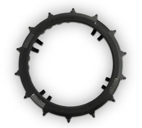 hxdtqqoreax.jpg - Mowers Online Spiked rubber tire traction ring for lawn mower wheel