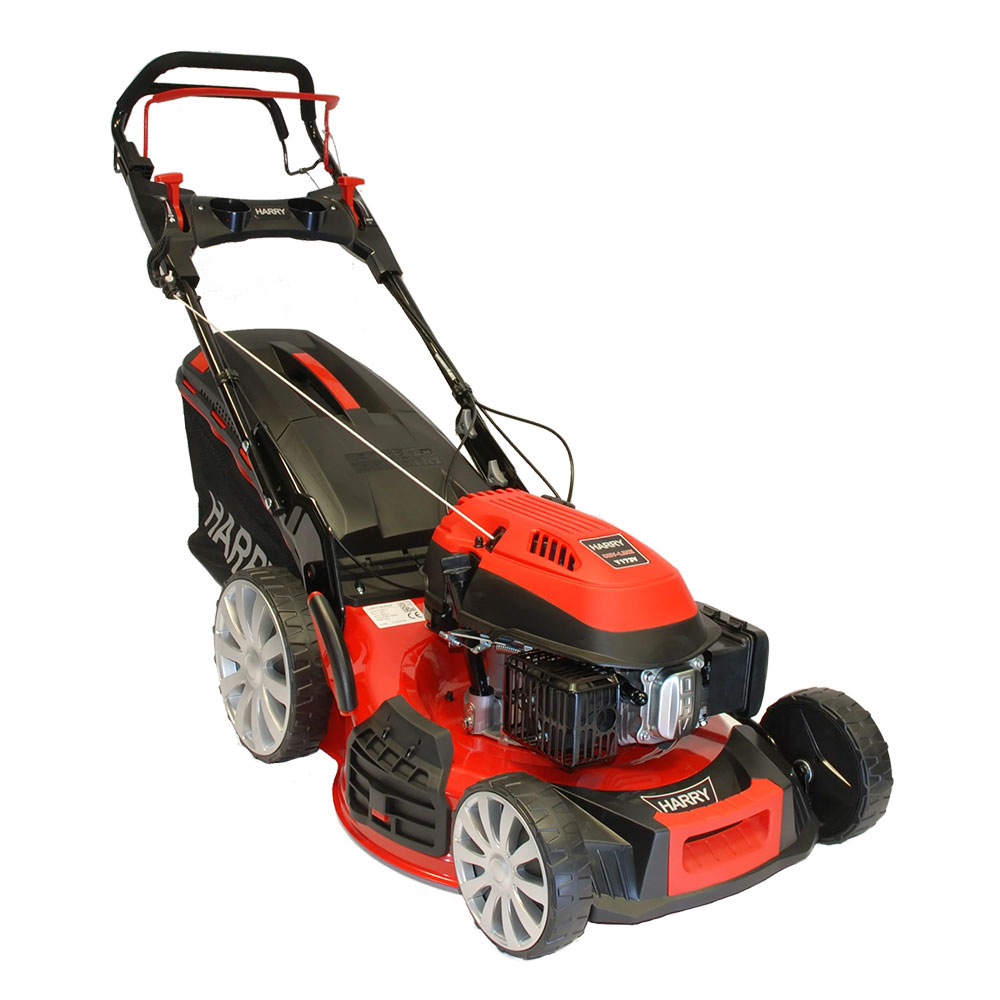 ije2rkiypym.jpg - Mowers Online Red and black self-propelled lawn mower