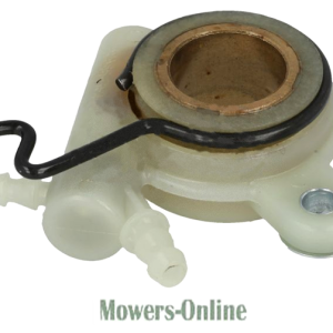 Lawn mower engine clutch assembly with wire