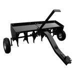 kbztfcumhbe.jpg - Mowers Online Towable soil aerator with tines and handle