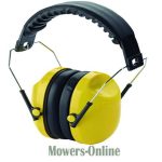 Yellow ear defenders noise-canceling headphones