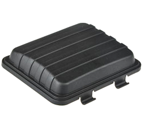 ldauk0eipvv.png - Mowers Online Black plastic roof cargo carrier box