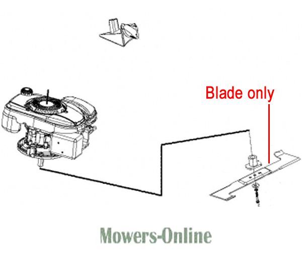 P - Mowers Online Mower engine blade attachment diagram