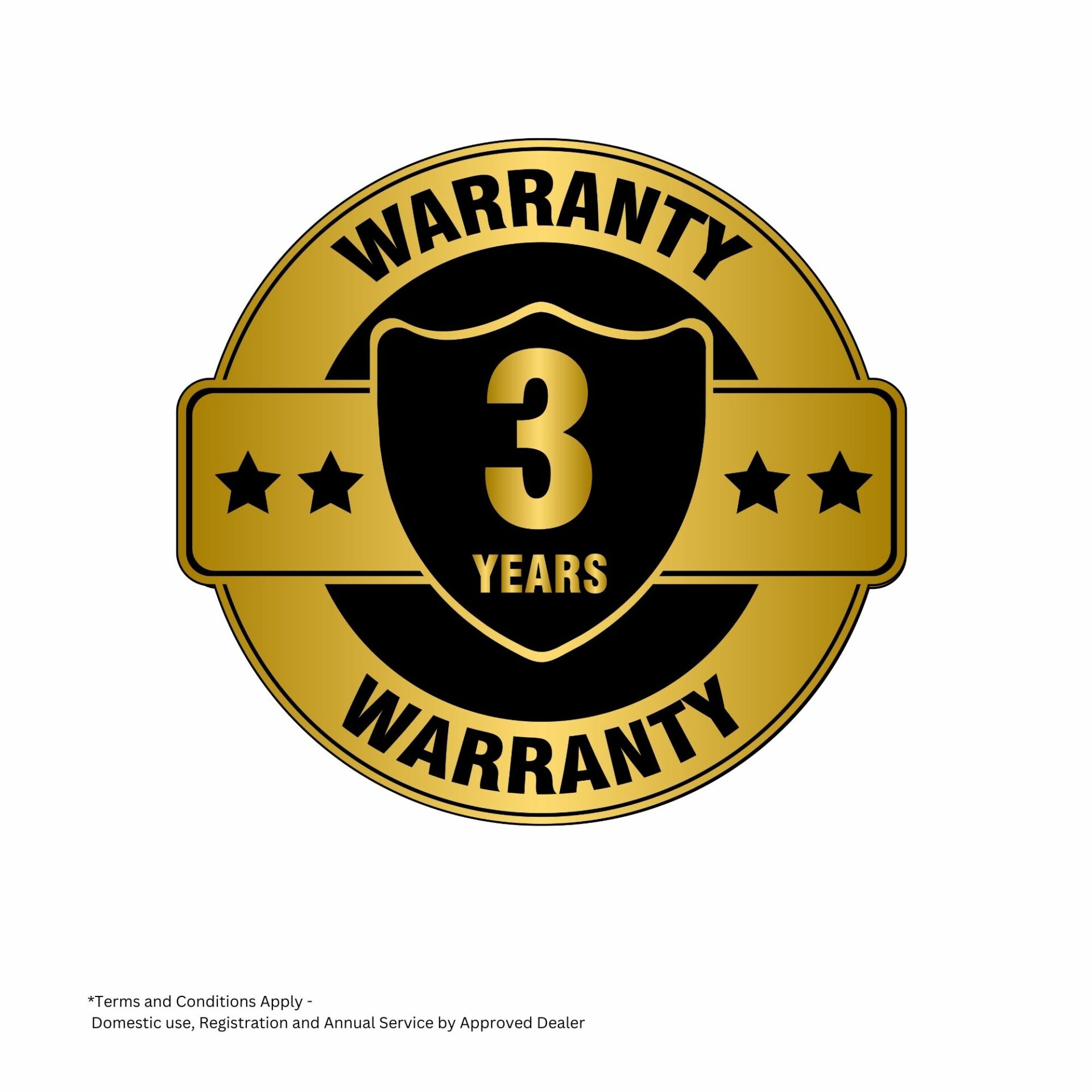 lmxxdhjncl3.jpg - Mowers Online Three year product warranty badge seal