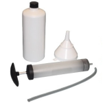 nsozvq0uwug.png - Mowers Online Fluid transfer kit with bottle, funnel, and syringe pump