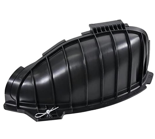 ocgf3r2af20.jpg - Mowers Online Black plastic motorcycle or ATV fender guard