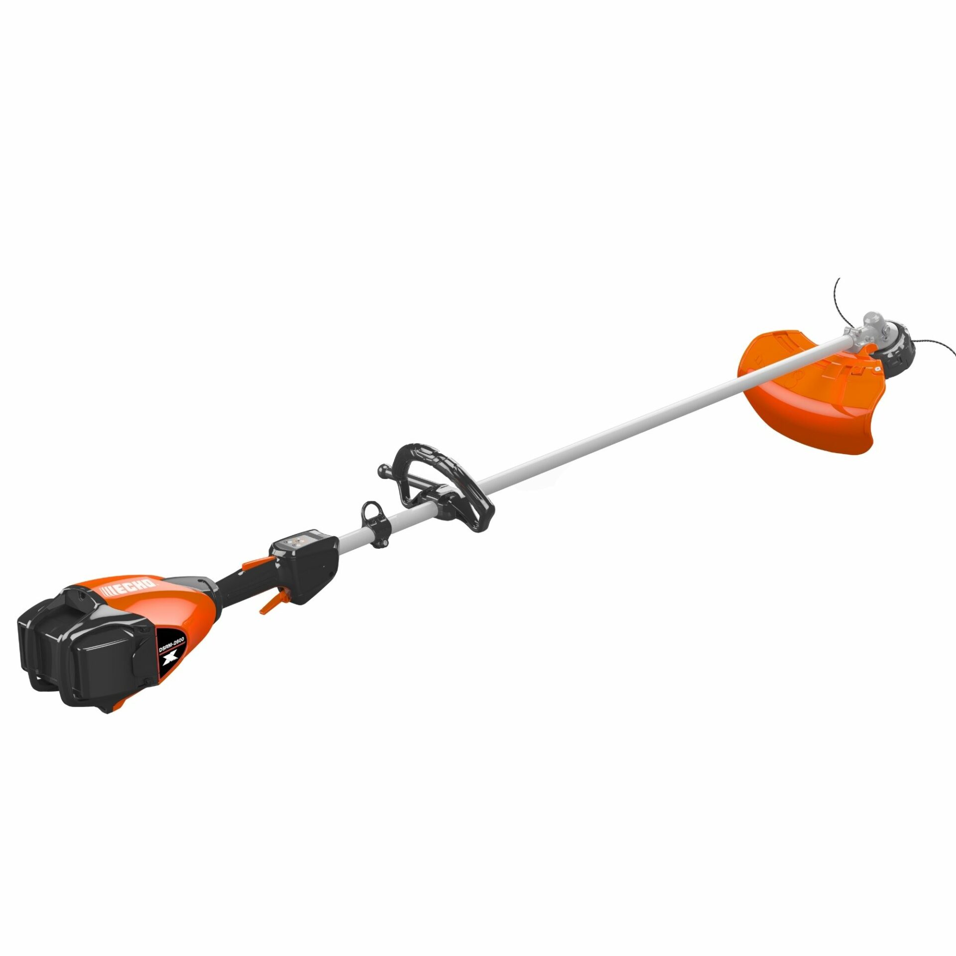 oma00kiqlae.jpg - Mowers Online Cordless string trimmer with orange and black design