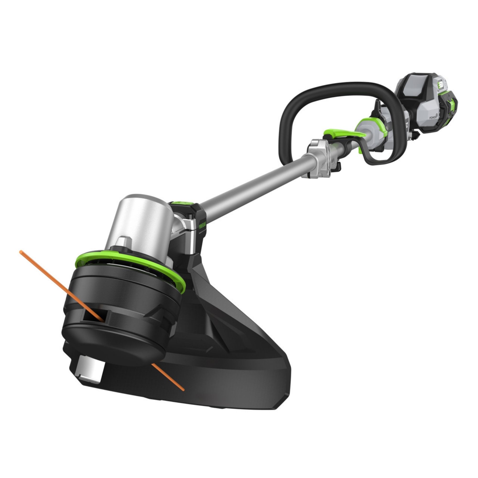 qj0ctcc0v2j.jpg - Mowers Online String trimmer with curved shaft and grass collection bag