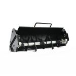Lawn sweeper attachment for riding mower