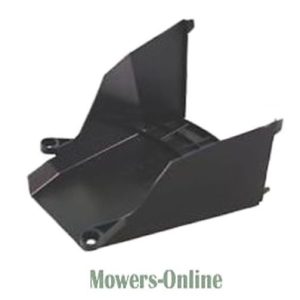 Lawn mower grass collection chute