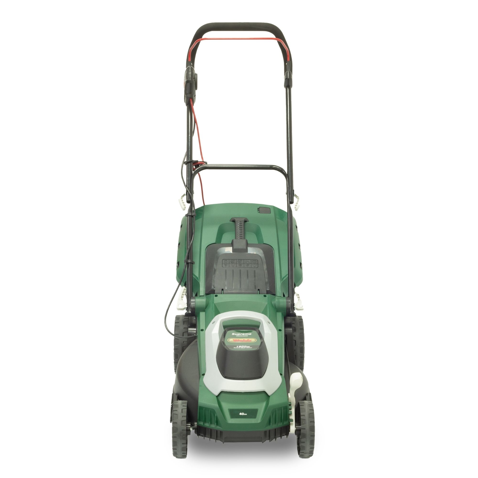r0iunjvzbwv.jpg - Mowers Online Green and gray electric push lawn mower