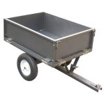 uodif4nguho.jpg - Mowers Online Garden cart with single wheel and metal bed