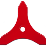Red three-pointed fidget spinner toy
