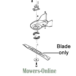 Lawn mower blade assembly diagram parts