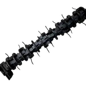 Segmented conveyor chain with attached cleats or paddles