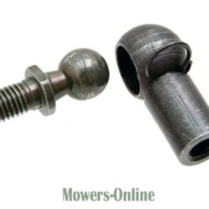 Ball joint and socket rod end connector pair