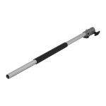 Telescoping pole pruner with black grip handle