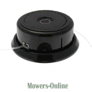 Trimmer head with dual string lines