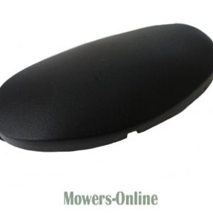 Lawn mower seat cushion black oval