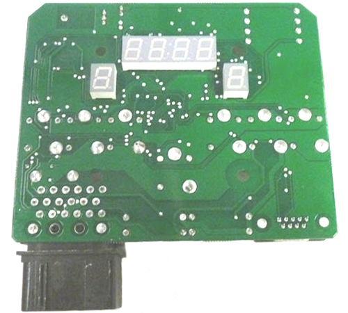 ziqlwkxmmkf.png - Mowers Online Circuit board with display and connector port